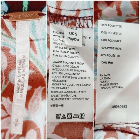 Gorgeous Free People Neutrals Floral Midi Maxi Dress Small - Picture 16 of 16